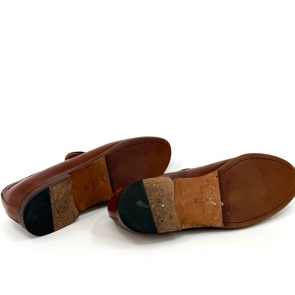 Elanroman Brown Leather Preppy Tassel Loafers main image 14